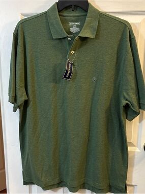 Saddlebred Men's Olive Green Polo with Tag
